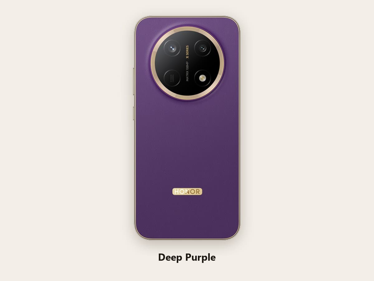 HONOR X9e Pro, цвет Deep Purple, задняя панель